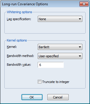 Panel Cointegration HAC Specification