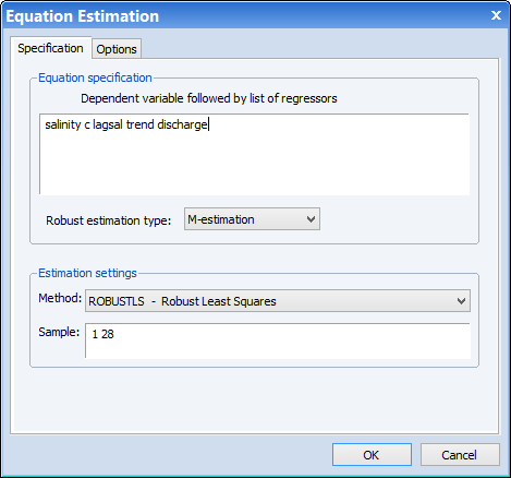 Robust Regression M-estimation