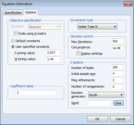 Robust Regression MM-estimation